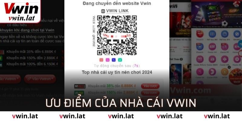 Các ưu điểm nổi bật thu hút lượng lớn người chơi đăng ký Vwin hằng ngày