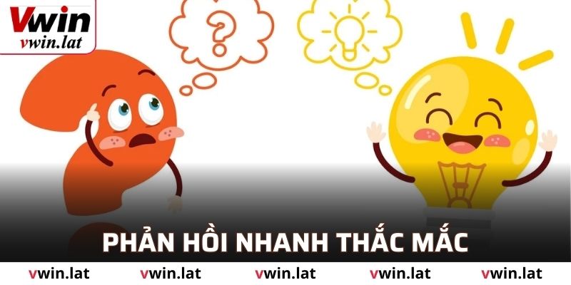 Phản hồi nhanh thắc mắc về VWIN của người dùng
