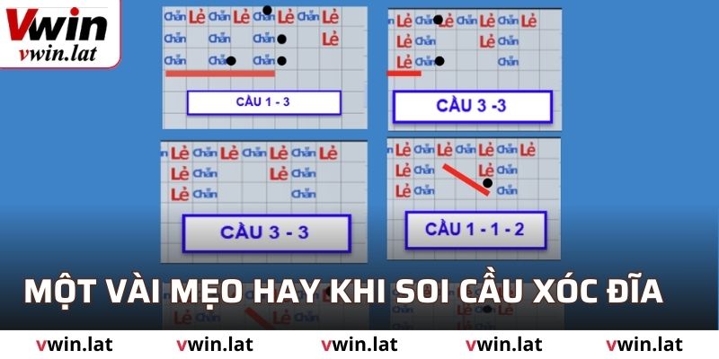 Một vài mẹo hay khi soi cầu xóc đĩa