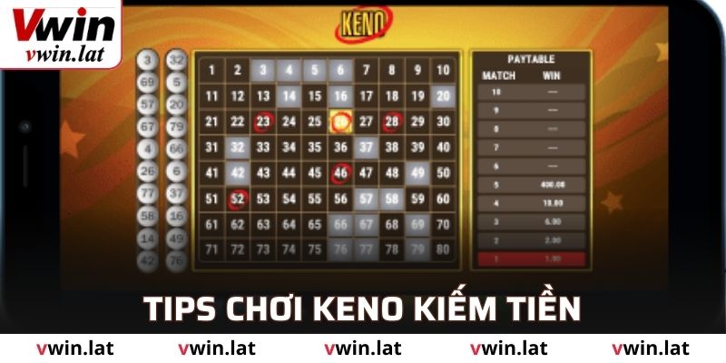 Tips mua vé số Keno chắc thắng cho thành viên mới